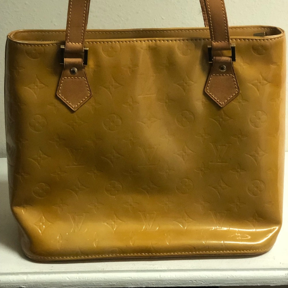 Louis Vuitton Houston orange tote bag